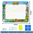 Gnius Play para desenho aquático, conjunto extra grande de brinquedos para rabiscos aquáticos, prancha de pintura, brinquedos educativos para crianças, presente para crianças, vários tamanhos