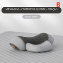 Alívio Instantâneo: Travesseiro Massageador Cervical com Calor e Vibração para Relaxamento Total