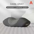 Alívio Instantâneo: Travesseiro Massageador Cervical com Calor e Vibração para Relaxamento Total