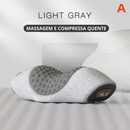 Alívio Instantâneo: Travesseiro Massageador Cervical com Calor e Vibração para Relaxamento Total
