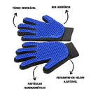 Luva Removedora de Pelos Higiene Para Pets Cães e Gatos 24cm Prático Fácil Limpeza Seco ou Molhado