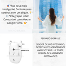 Abridor de cortinas automaticas(trilha em forma de T/U) Controle de curto alcance com aplicativo Bluetooth, interruptor cronometrado, pull-to-start, capacidade de carga de 8 kg