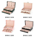 Maleta Porta-Jóias 2 Andares para Brincos, Anéis e Relógios Cor:Branco;Tamanh