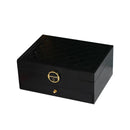 Maleta Porta-Jóias 2 Andares para Brincos, Anéis e Relógios Cor:Branco;Tamanh