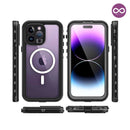 Capa à Prova D'água MagSafe para iPhone - Preto Modelo do iPhone:16 Pro Max