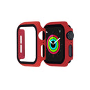Capa Bumper Vidro Temperado Apple Watch Tamanho:42(série 10)mm;Cor: Red