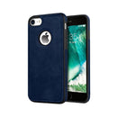 Capa Couro para iPhone - Azul Modelo do iPhone:16 plus