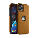 Capa Couro para iPhone - Marrom Modelo do iPhone:16 Plus