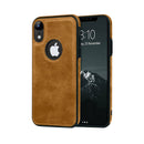 Capa Couro para iPhone - Marrom Modelo do iPhone:16 Plus
