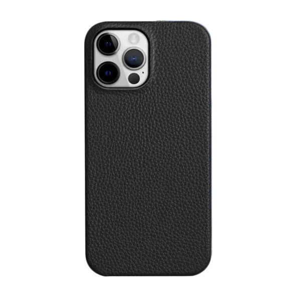 Capa Couro Premium para iPhone - Preto Modelo do iPhone:16