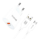 Carregador Completo Turbo 14W Micro USB V8 Hrebos HS-529V