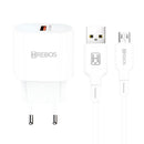 Carregador Completo Turbo 14W Micro USB V8 Hrebos HS-529V