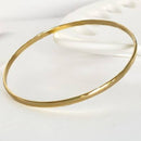 Pulseira Escrava Lisa Banhada a Ouro 18k Semi Joias