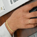 Pulseira Escrava Com Filhos Banhada a Ouro 18k Semi Joias