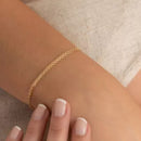 Pulseira Escrava Com Filhos Banhada a Ouro 18k Semi Joias