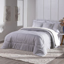 Kit Coberdrom Soft 05 Peças Queen cor:Cinza