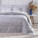 Kit Coberdrom Soft 05 Peças Queen cor:Cinza