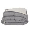 Kit Coberdrom Soft 05 Peças Queen cor:Cinza